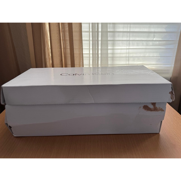 Calvin Klein Women Suede Leather Loafers SZ 10 M Light Natural - Taupe - Picture 9 of 10